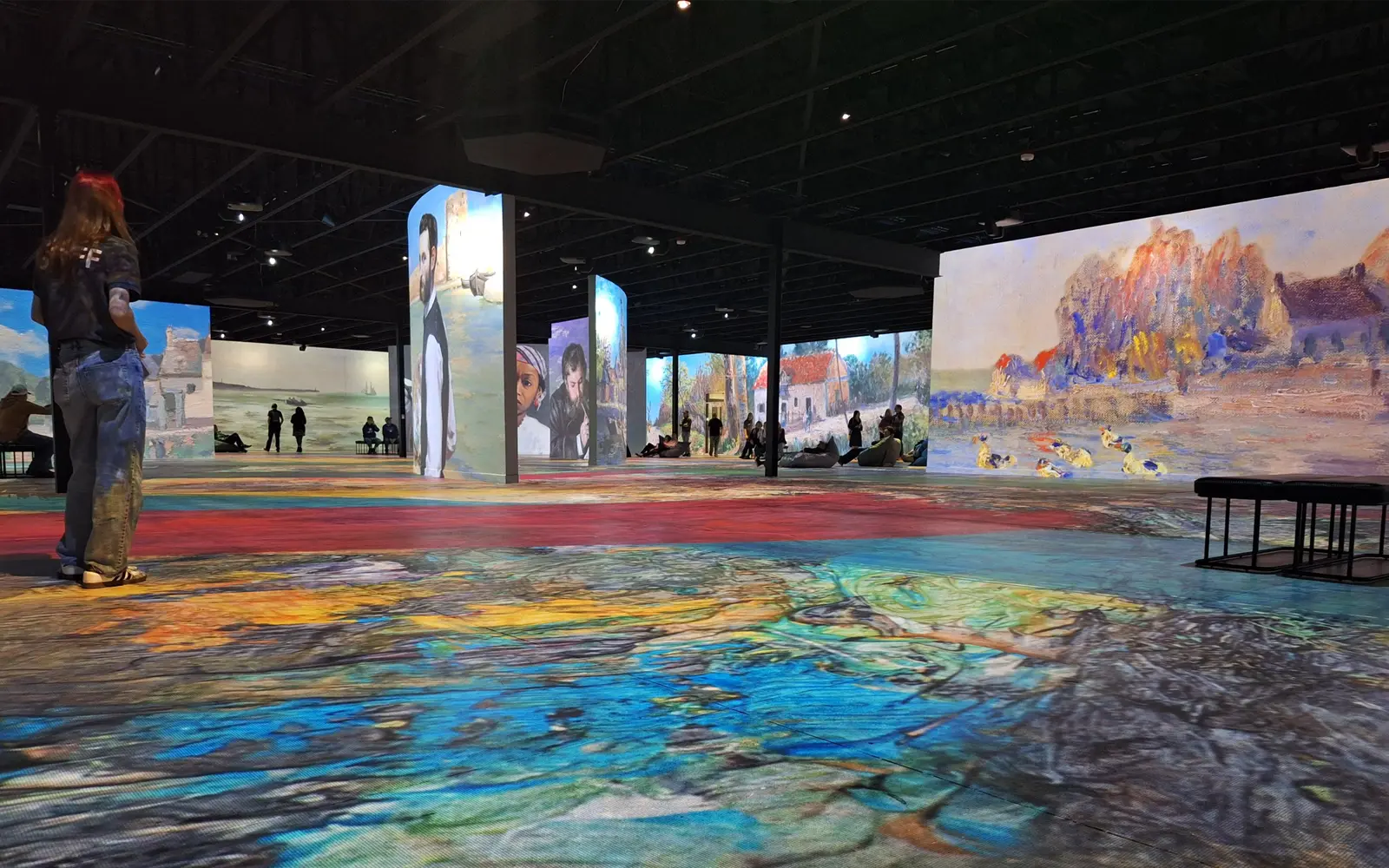 Museum of Art + Light — immersive projection